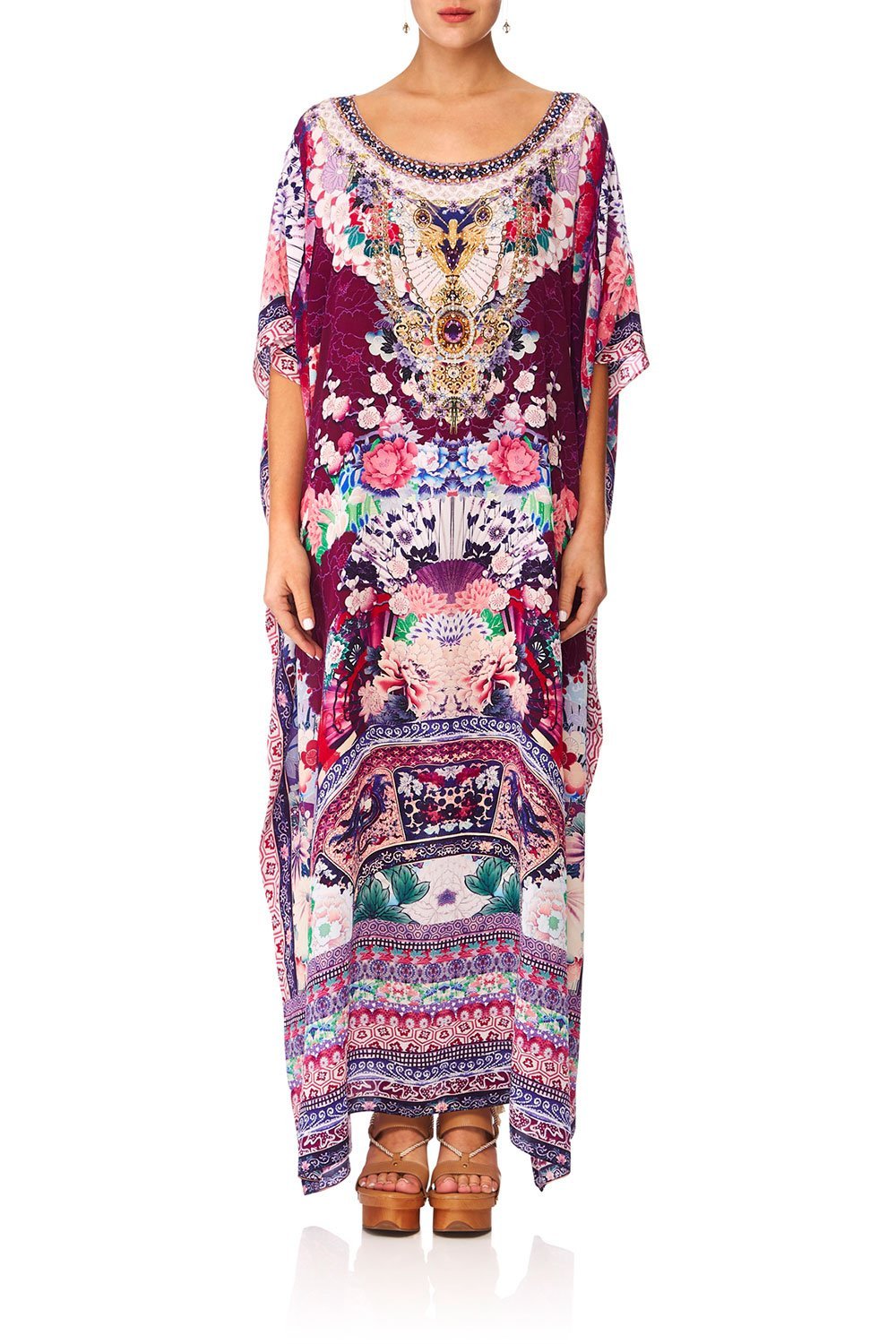 CAMILLA LITTLE OSAKA GIRL ROUND NECK KAFTAN