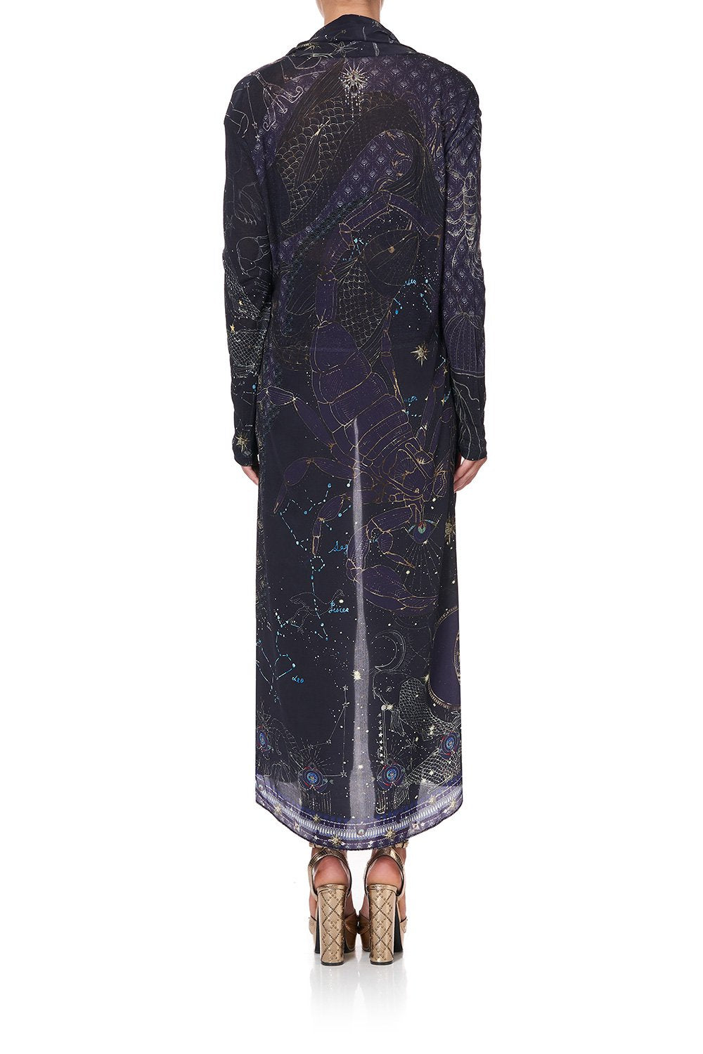 LONG CASUAL JACKET WITH POCKETS ITS A SIGN