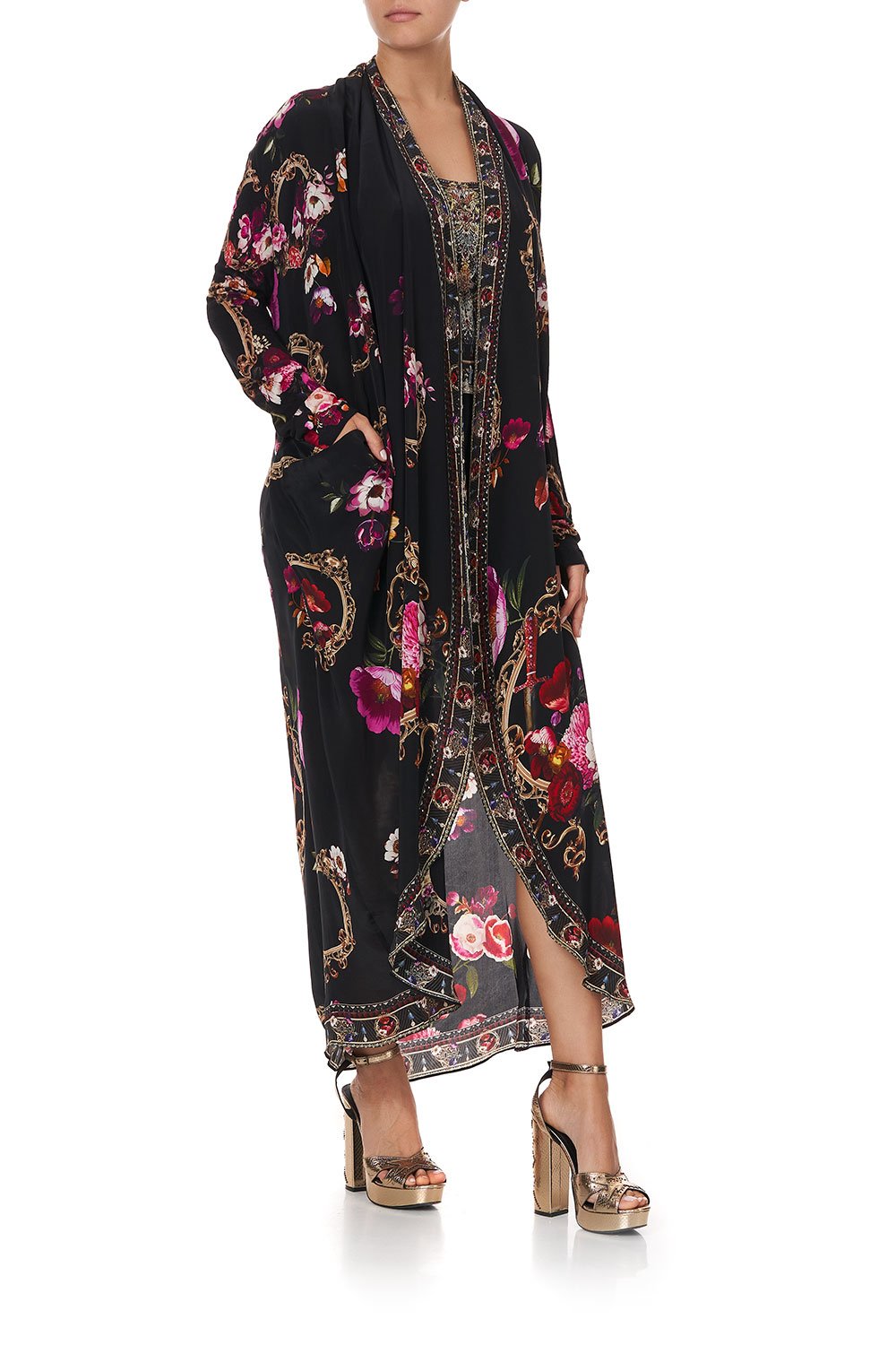 LONG CASUAL JACKET WITH POCKETS MIRROR MIRROR