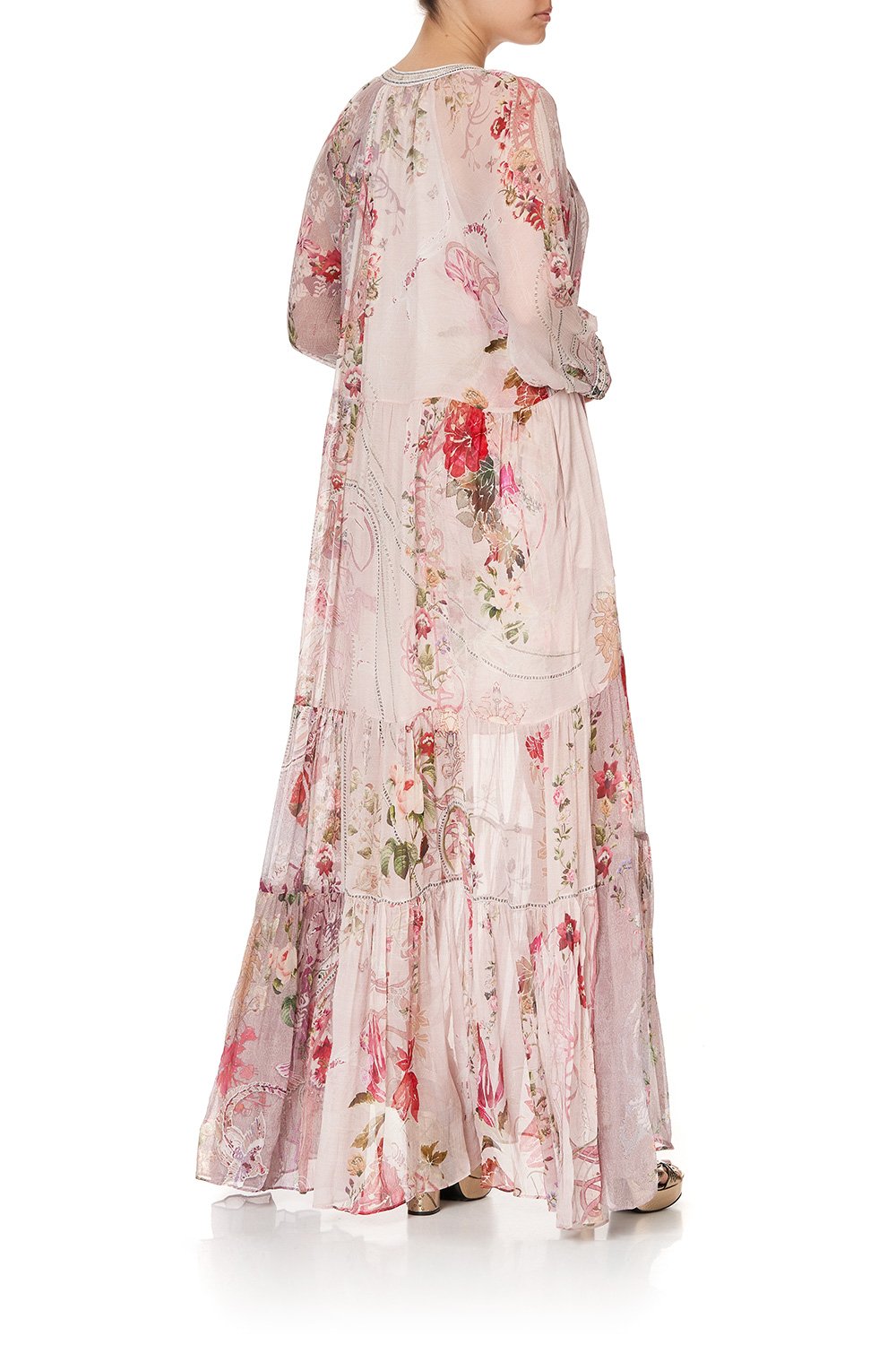 LONG GATHERED PANEL DRESS ISTENANYA