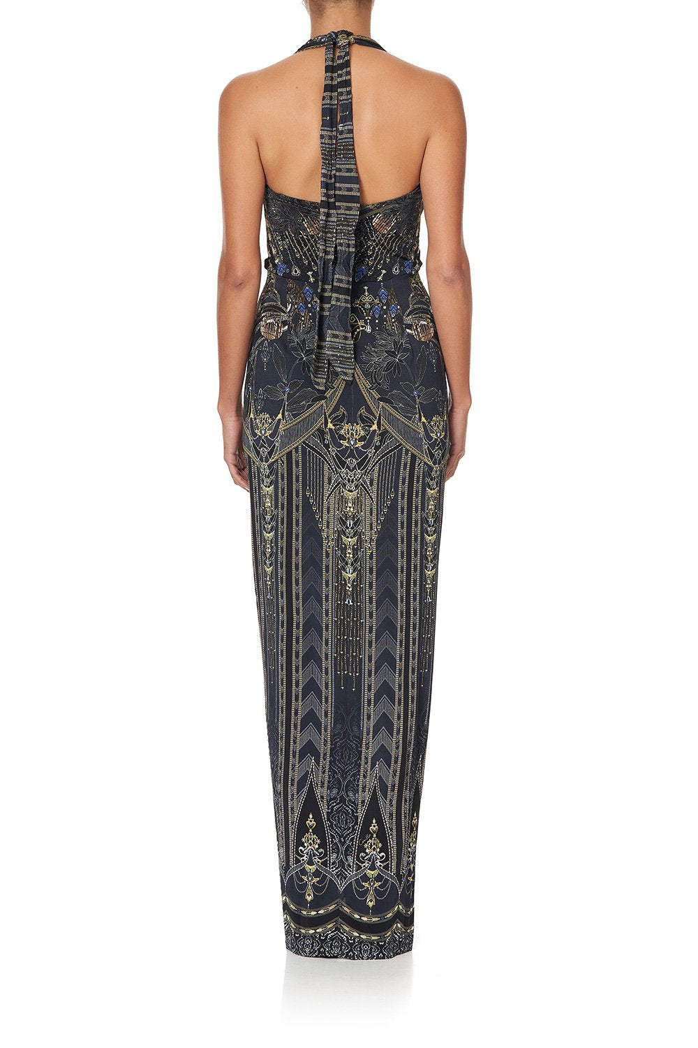 LONG JERSEY HALTER DRESS GREAT SCOTT