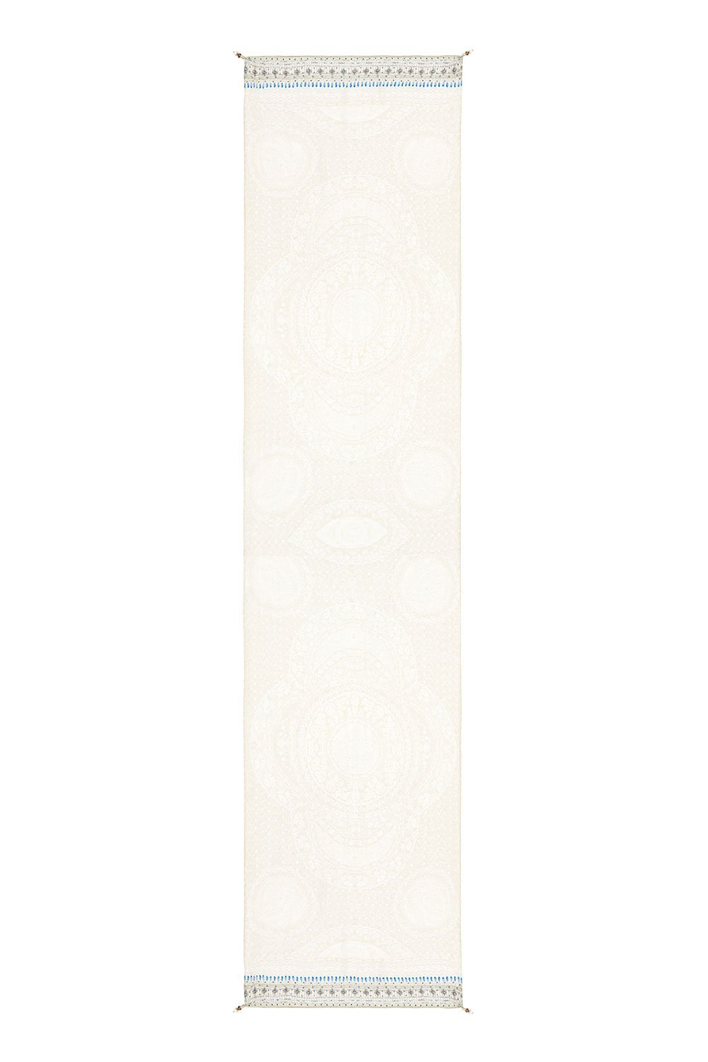 CAMILLA LONG SCARF DENTELLE BLANCHE