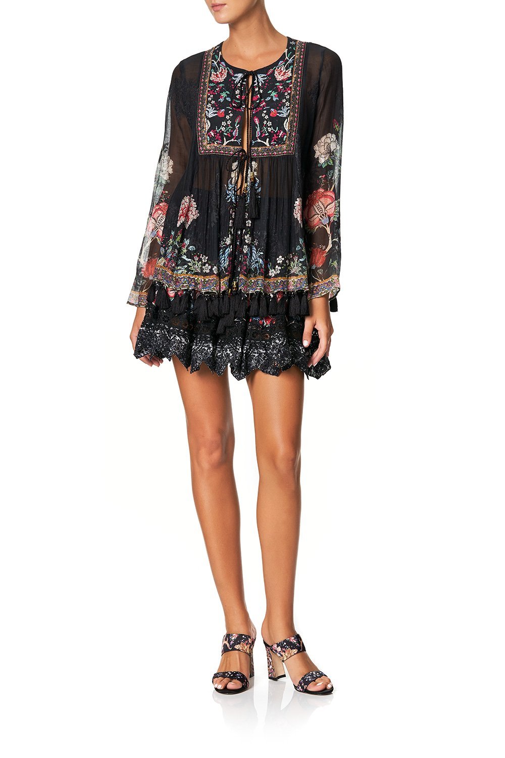 CAMILLA LONG SLEEVE BIB TOP HAUTE PROVINCIAL