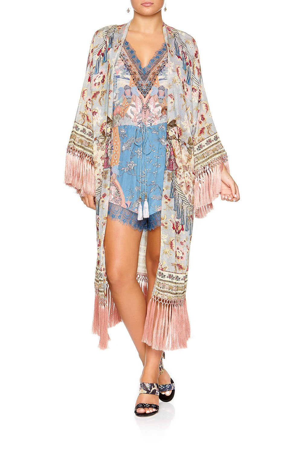 CAMILLA LONG TASSEL WRAP JEANNE QUEEN