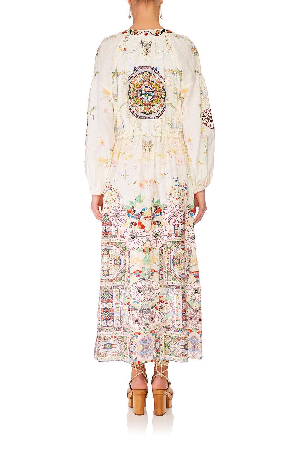 CAMILLA TIME AFTER TIME LOOSE FIT DRESS W TIES