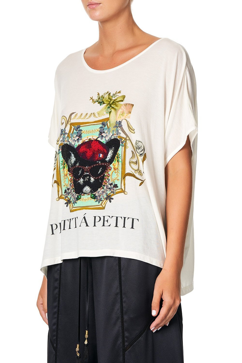 CAMILLA LOOSE FIT ROUND NECK TEE JOIE DE VIVRE