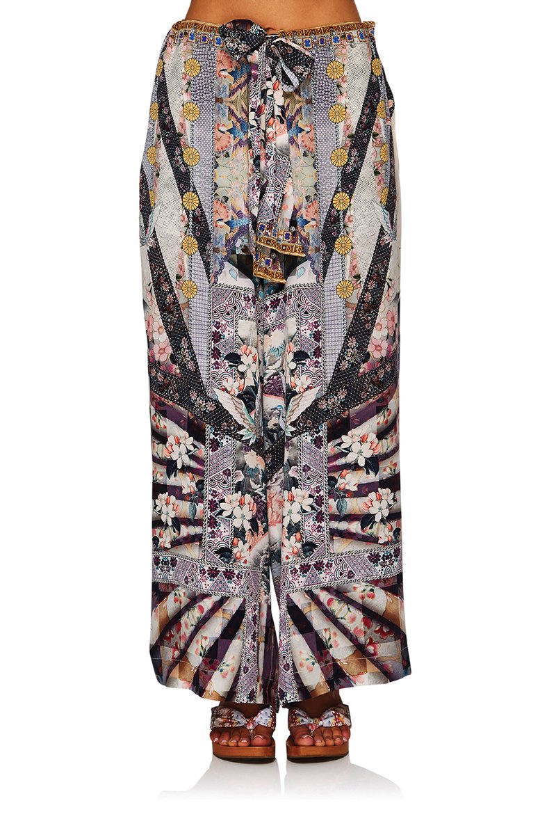 CAMILLA IN HER SHOES LOUNGE TROUSER W TIE WAIST