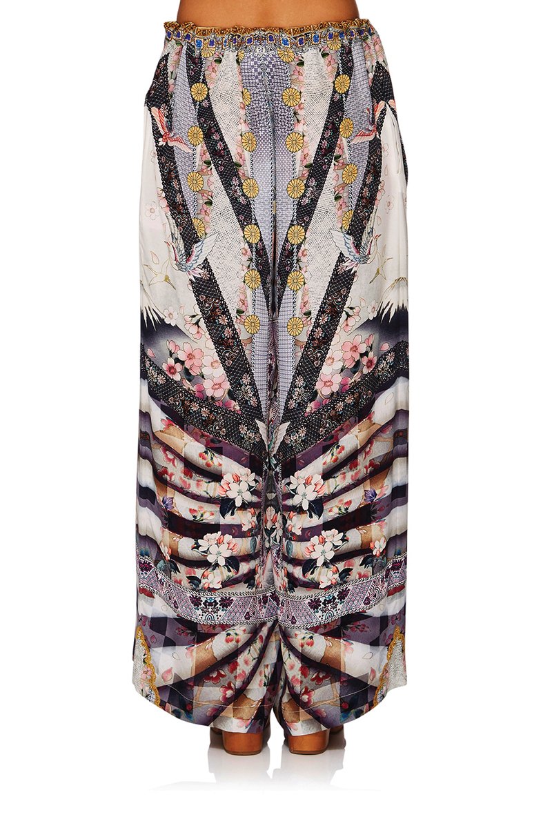 CAMILLA IN HER SHOES LOUNGE TROUSER W TIE WAIST