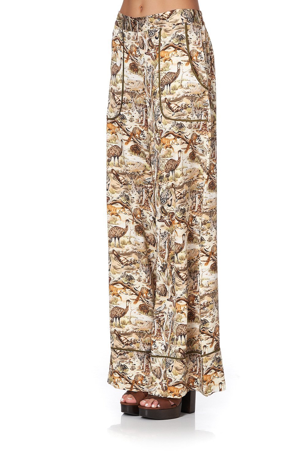 LOUNGE TROUSER WITH CUFFS BUSH DOOF