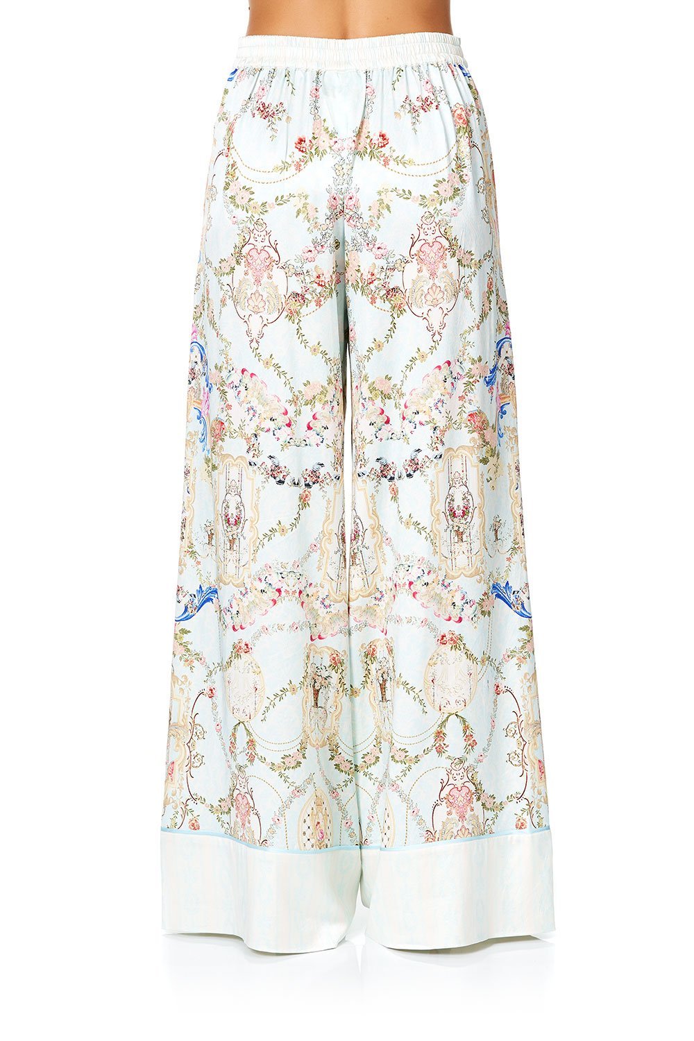 CAMILLA LOUNGE TROUSER WITH CUFFS VERSAILLES SKY