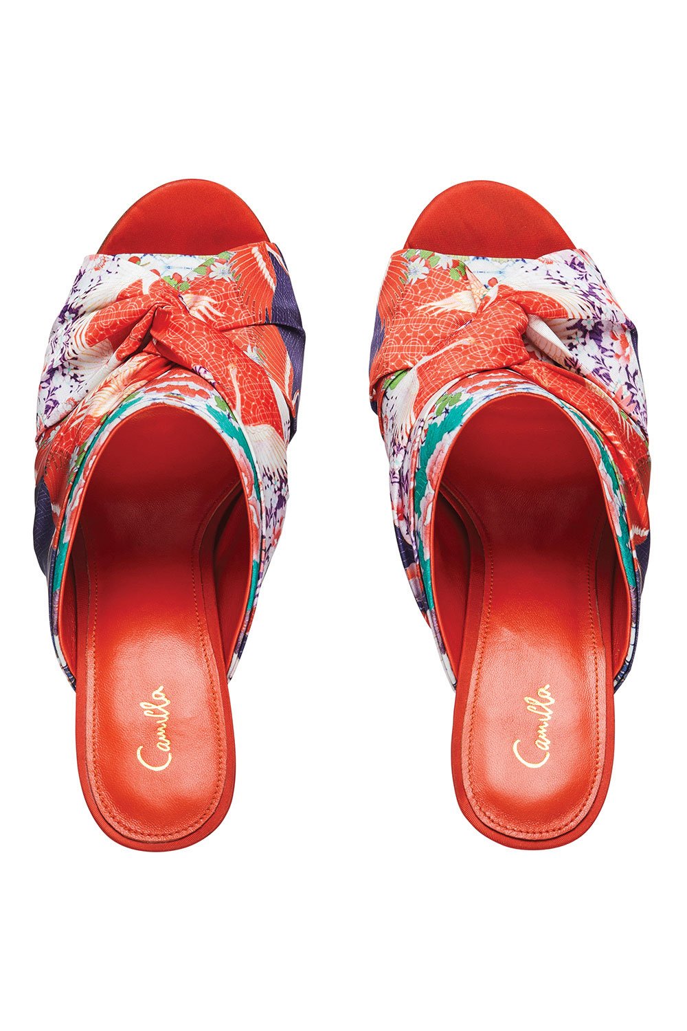 CAMILLA GEISHA GIRL OBI TIE HEEL