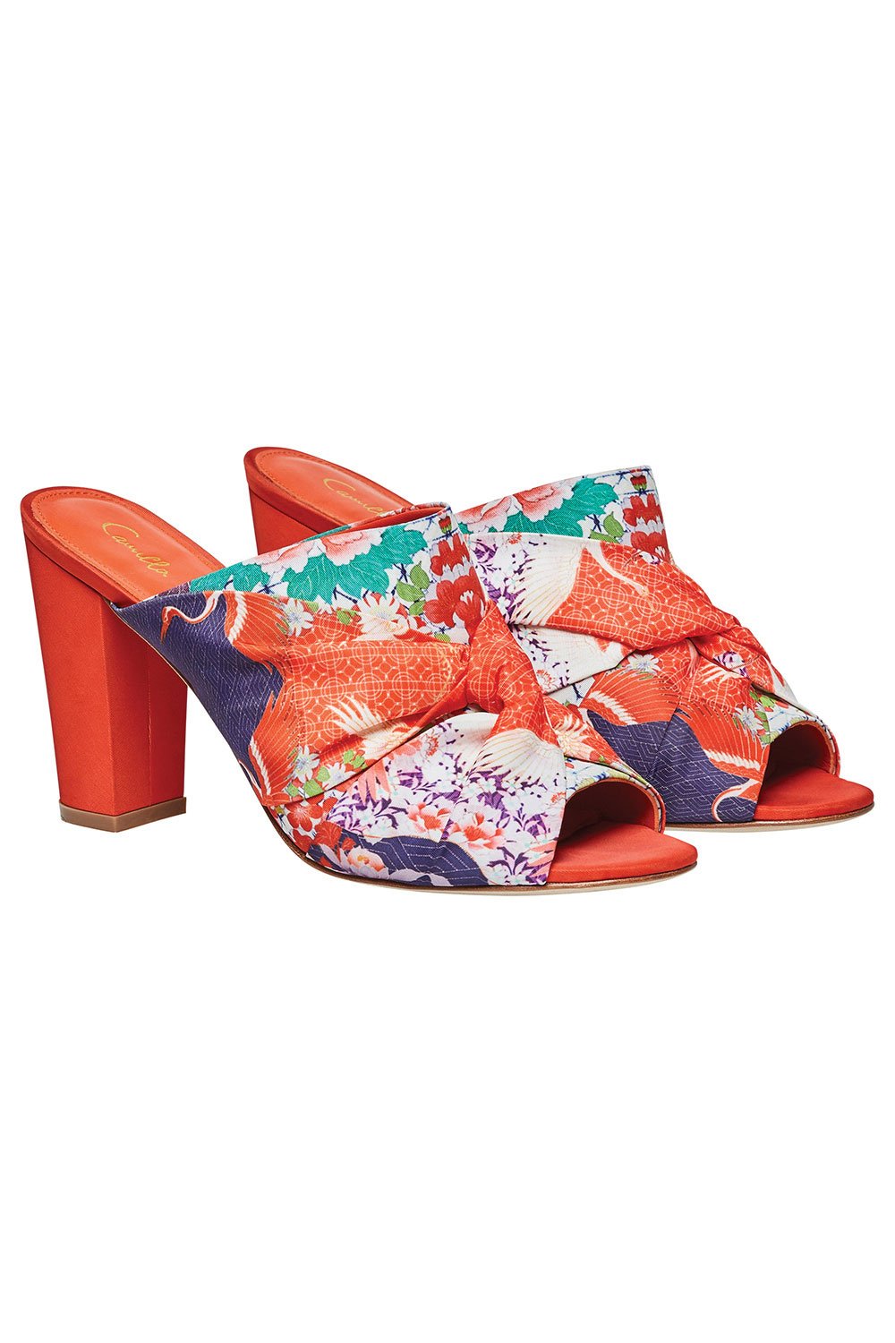CAMILLA GEISHA GIRL OBI TIE HEEL
