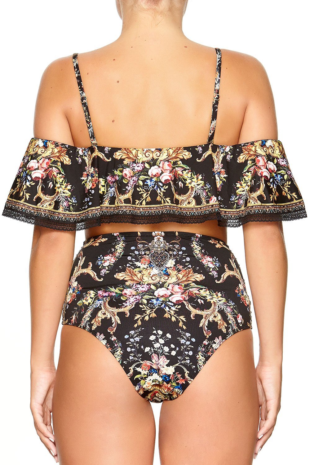 OFF SHOULDER BRA WITH TRIM FRIEND IN FLORA