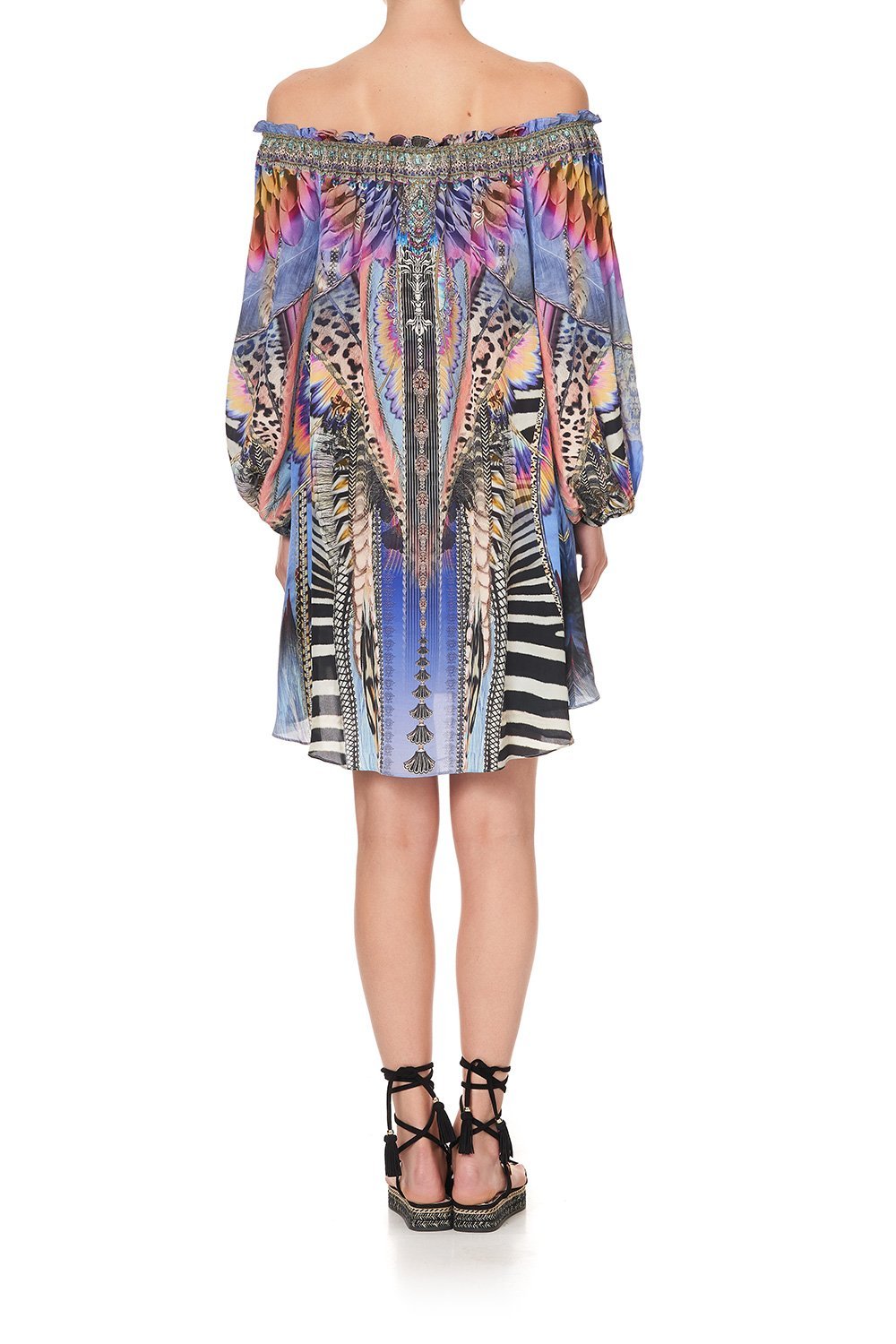 OFF SHOULDER MINI DRESS LOVE ON THE WING