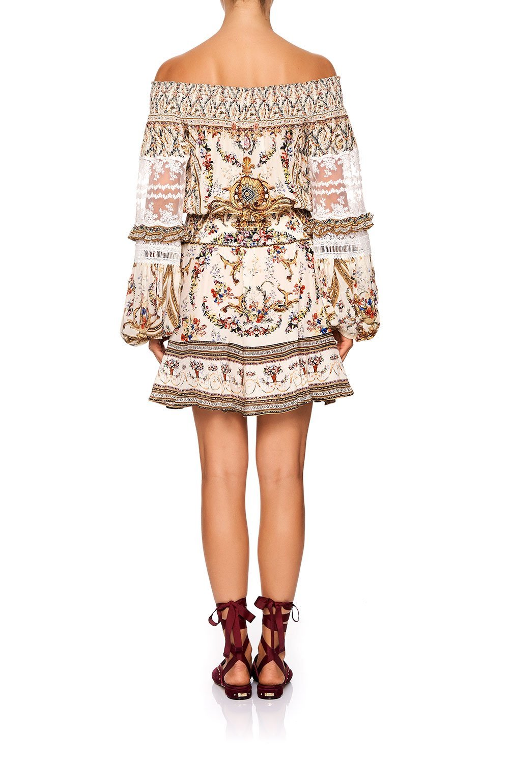 OFF SHOULDER SHORT DRESS OLYMPE ODE