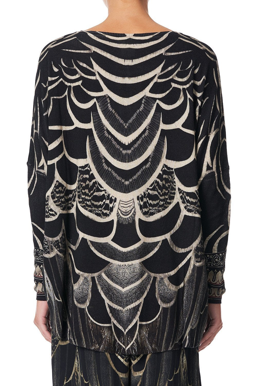 OVERSIZE LONG JUMPER UNDER A FULL MOON