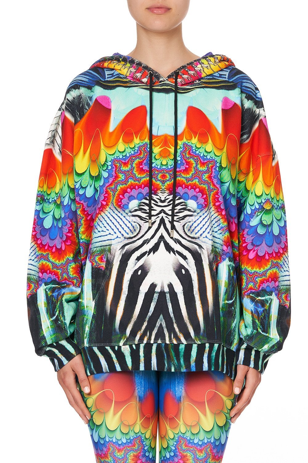 OVERSIZE BOYFRIEND HOODIE RAINBOW GATHERING