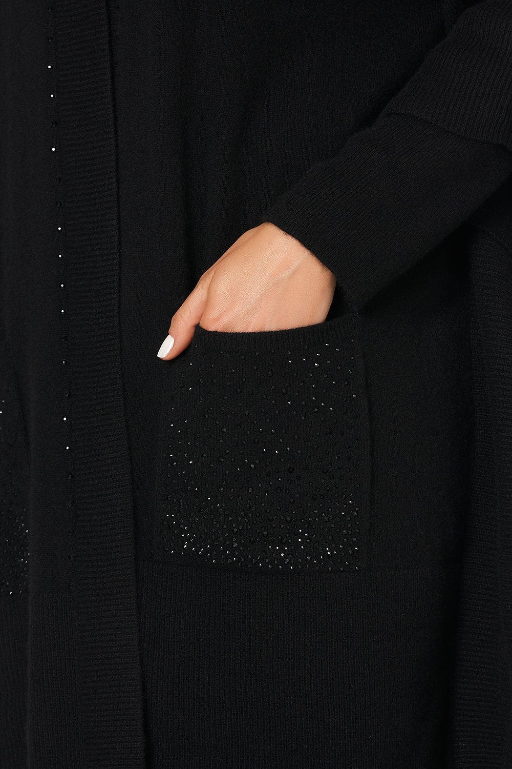 OVERSIZED PATCH POCKET CARDIGAN STUDIO 54