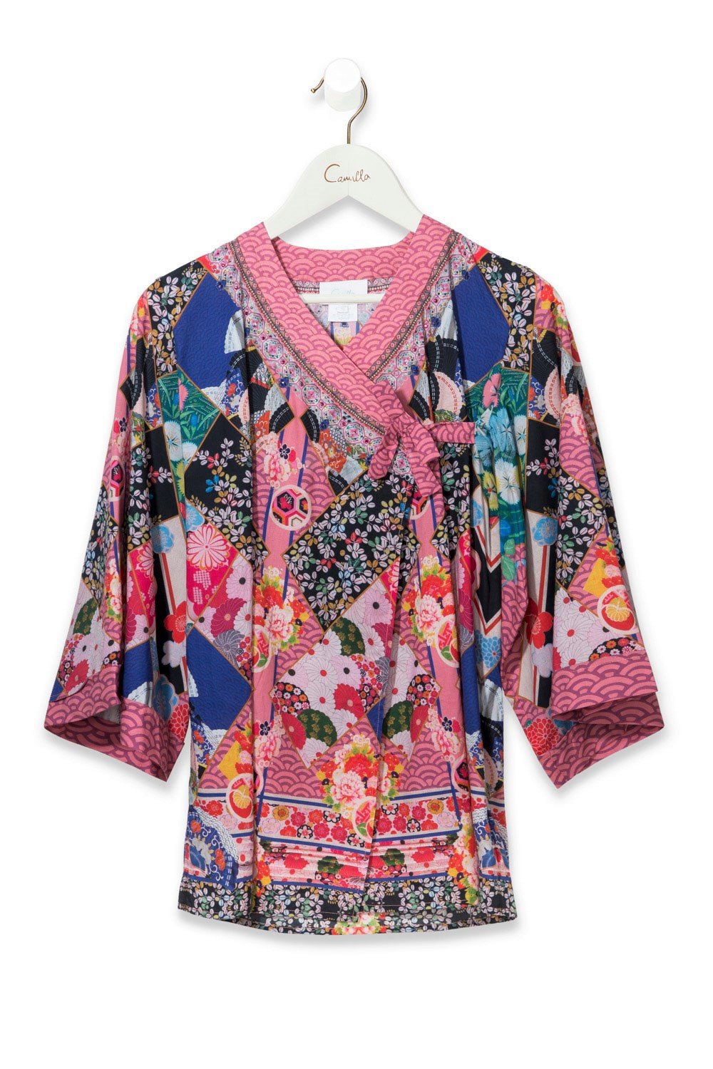 CAMILLA POSTCARDS FROM MARS KIDS KIMONO WRAP DRESS