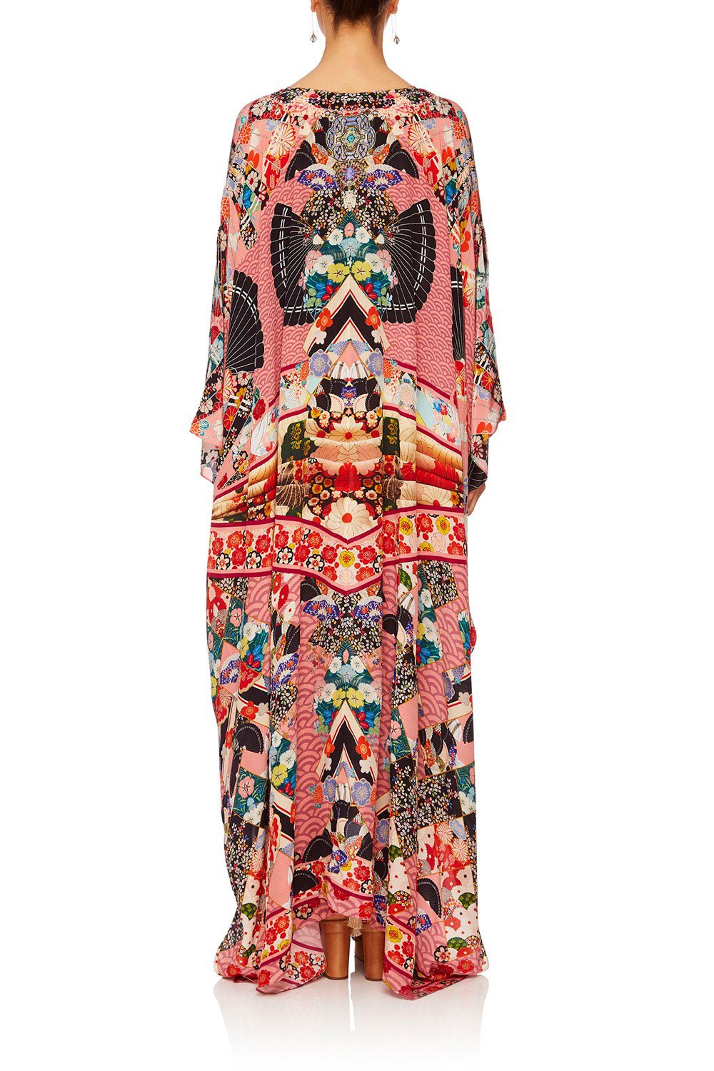 CAMILLA POSTCARDS FROM MARS SPLIT FRONT & SLEEVE KAFTAN