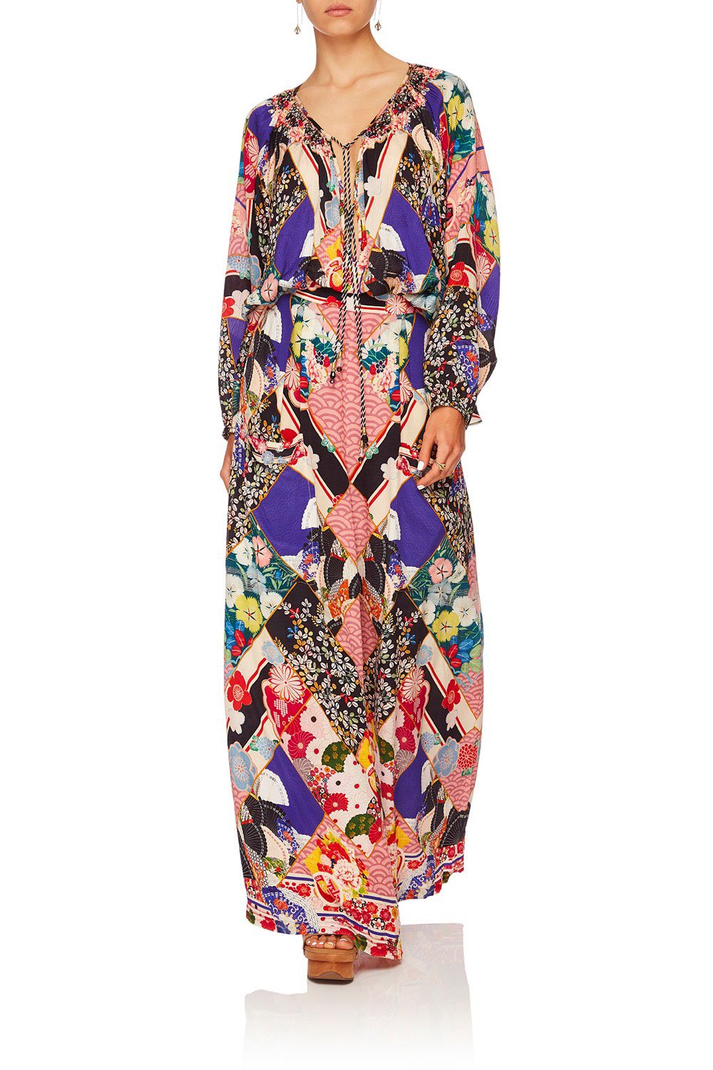 CAMILLA POSTCARDS FROM MARS WIDE LEG TROUSER W FRONT POCKETS