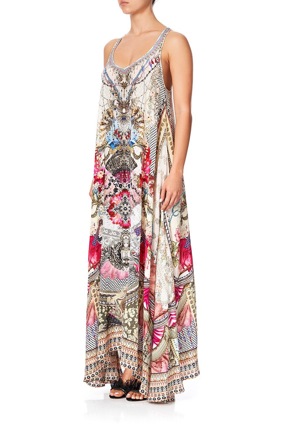 V-NECK RACER BACK DRESS MONTMARTRE HEART