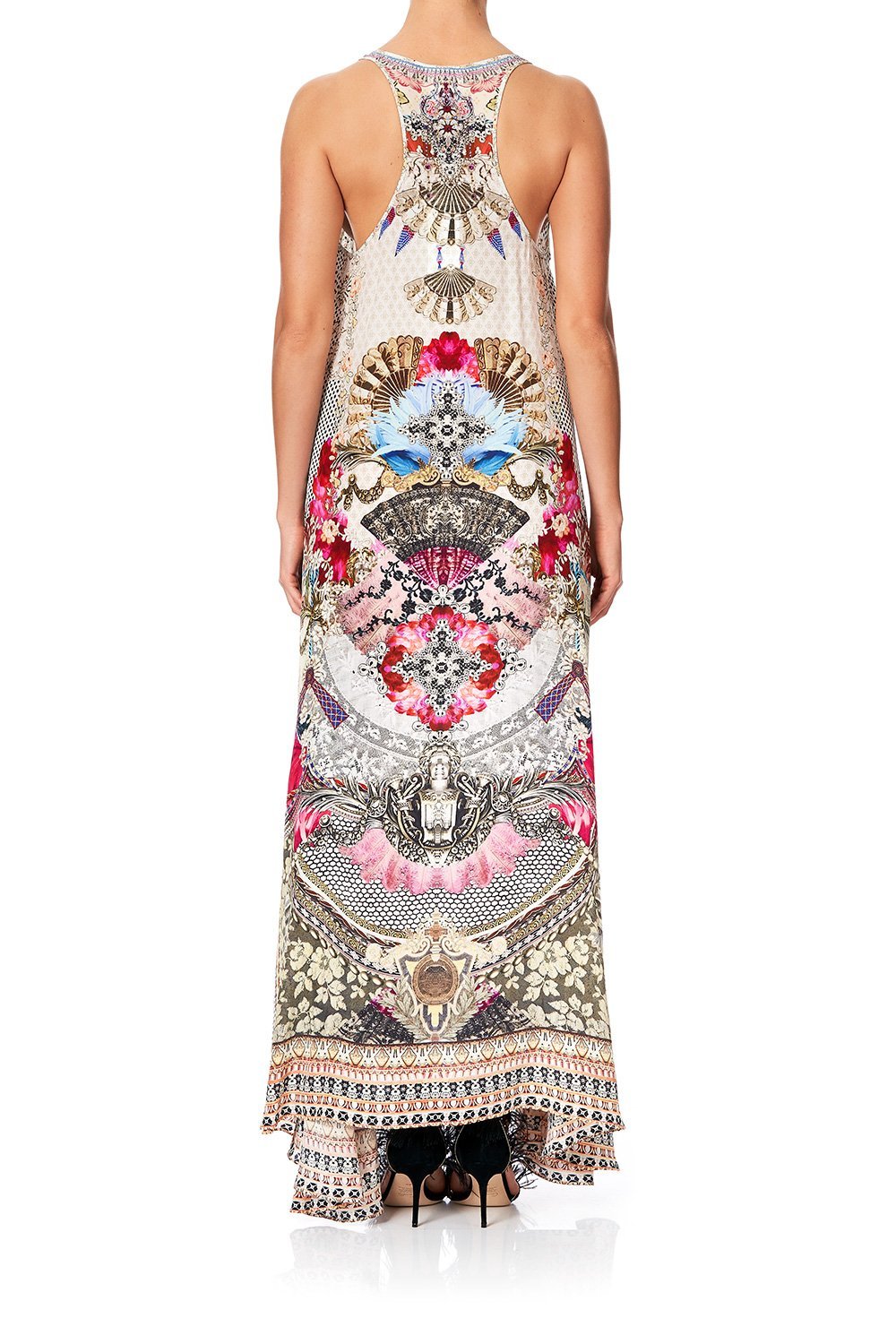 V-NECK RACER BACK DRESS MONTMARTRE HEART