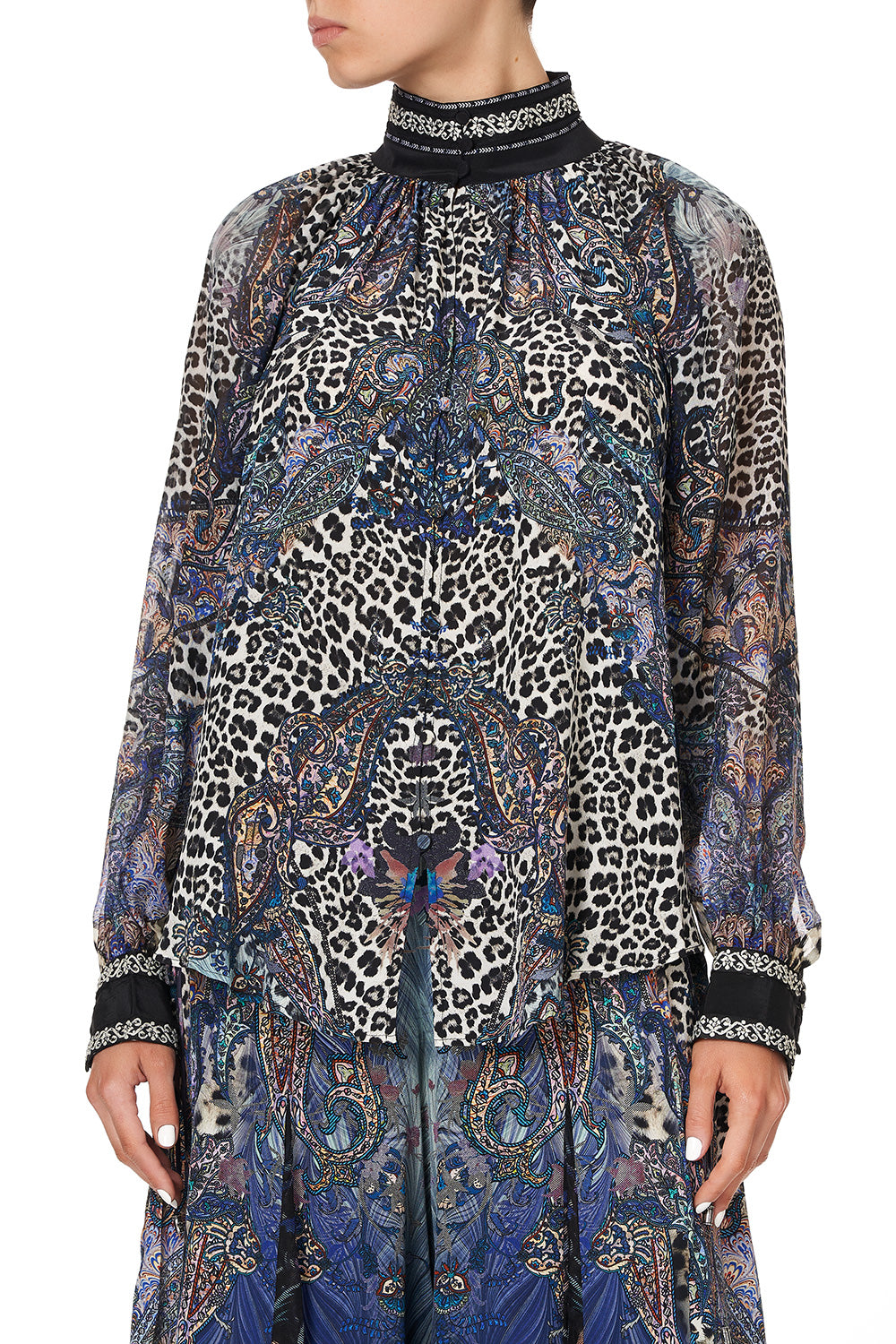 RAGLAN BUTTON UP SHIRT FESTIVAL EXPRESS