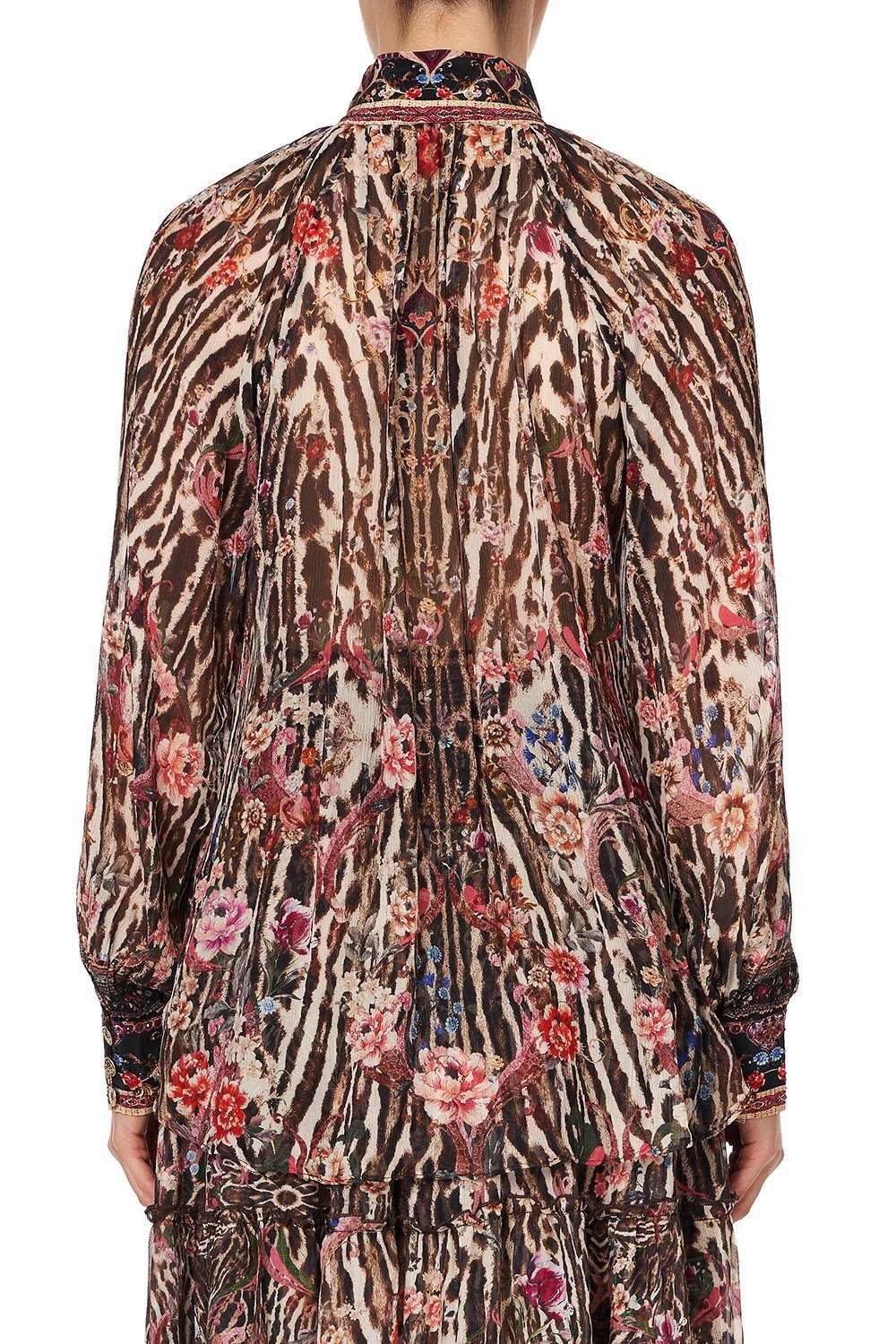 RAGLAN BUTTON UP SHIRT LIV A LITTLE