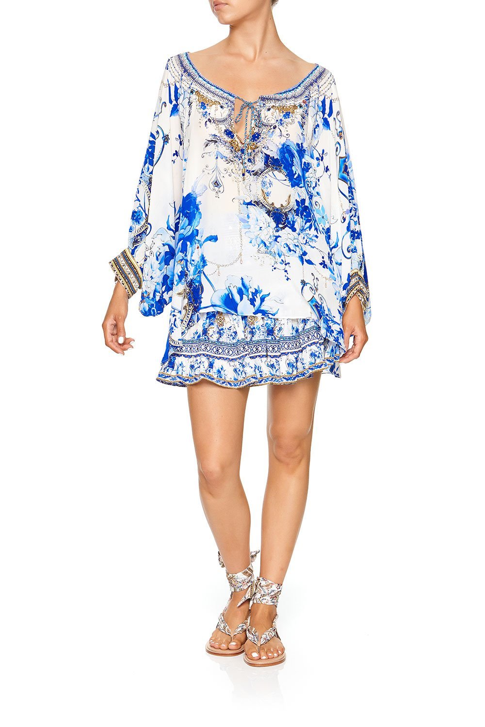 CAMILLA RAGLAN SLEEVE BLOUSE WITH CUFF SAINT GERMAINE