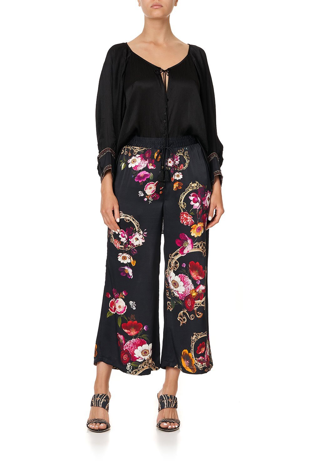 RAGLAN SLEEVE BUTTON UP TOP MIRROR MIRROR