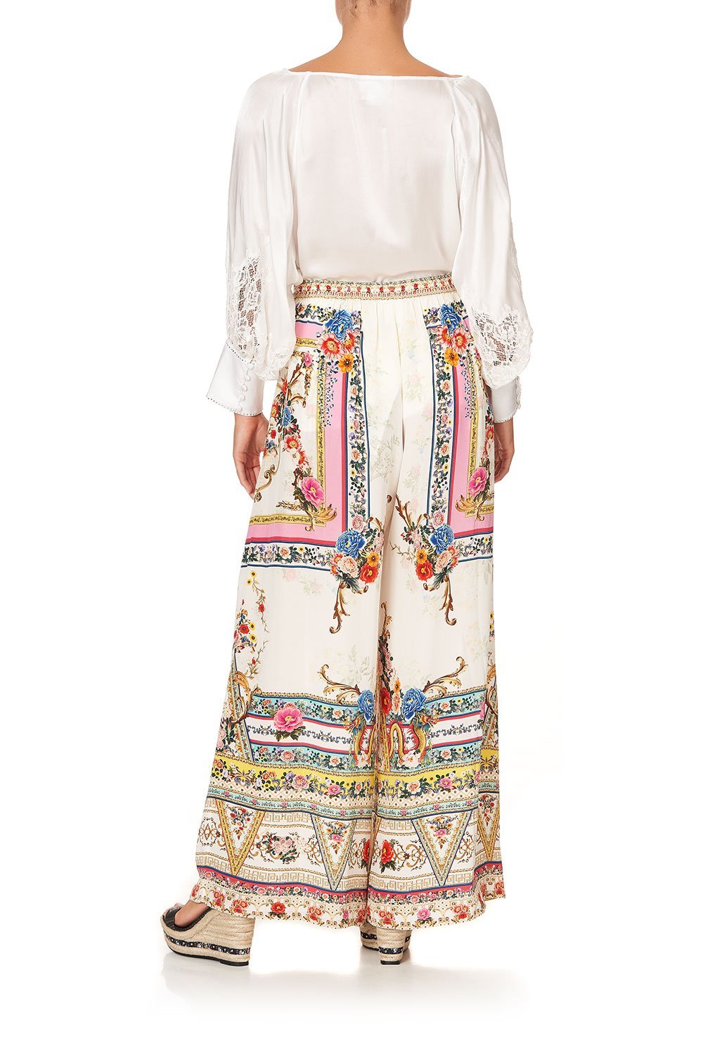 RAGLAN SLEEVE BUTTON UP TOP SOLID CREAM