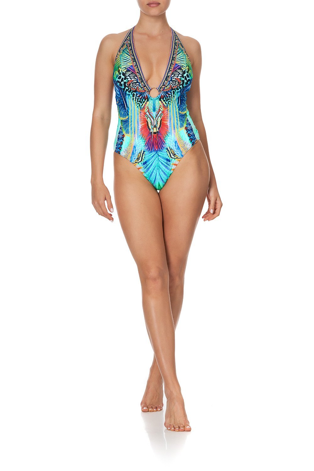 RING DETAIL PLUNGE V ONE PIECE REEF WARRIOR