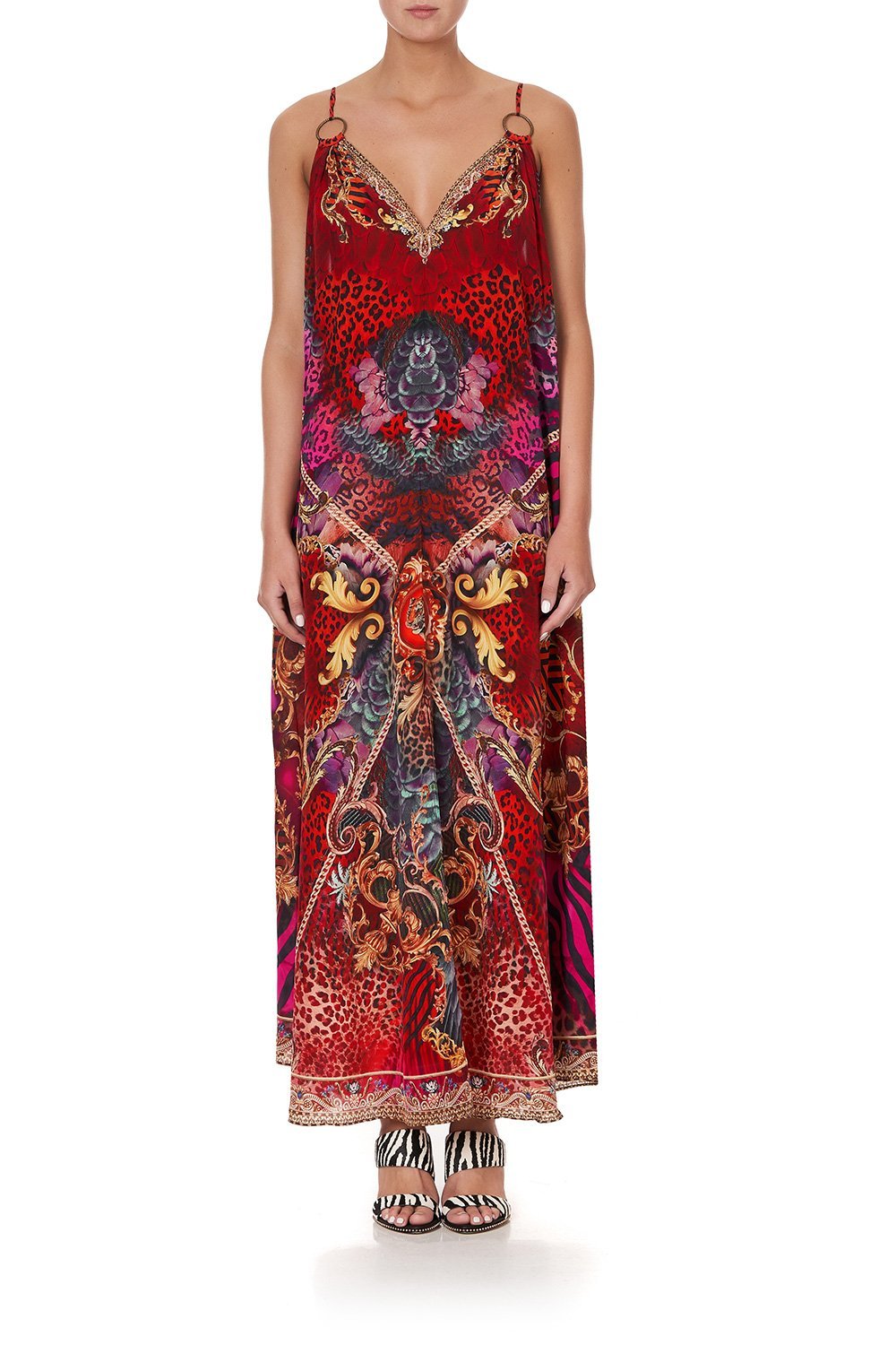 RING DETAIL STRAP DRESS SLAVE TO THE RHYTHM