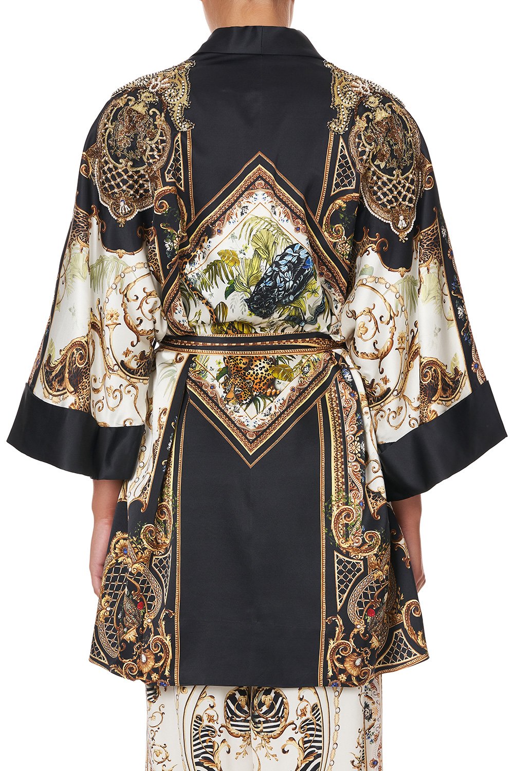 ROBE WITH NARROW COLLAR STUDIO 54