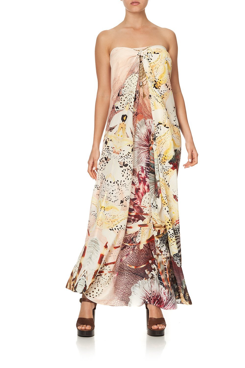 ROUND NECK KAFTAN COASTAL TREASURE