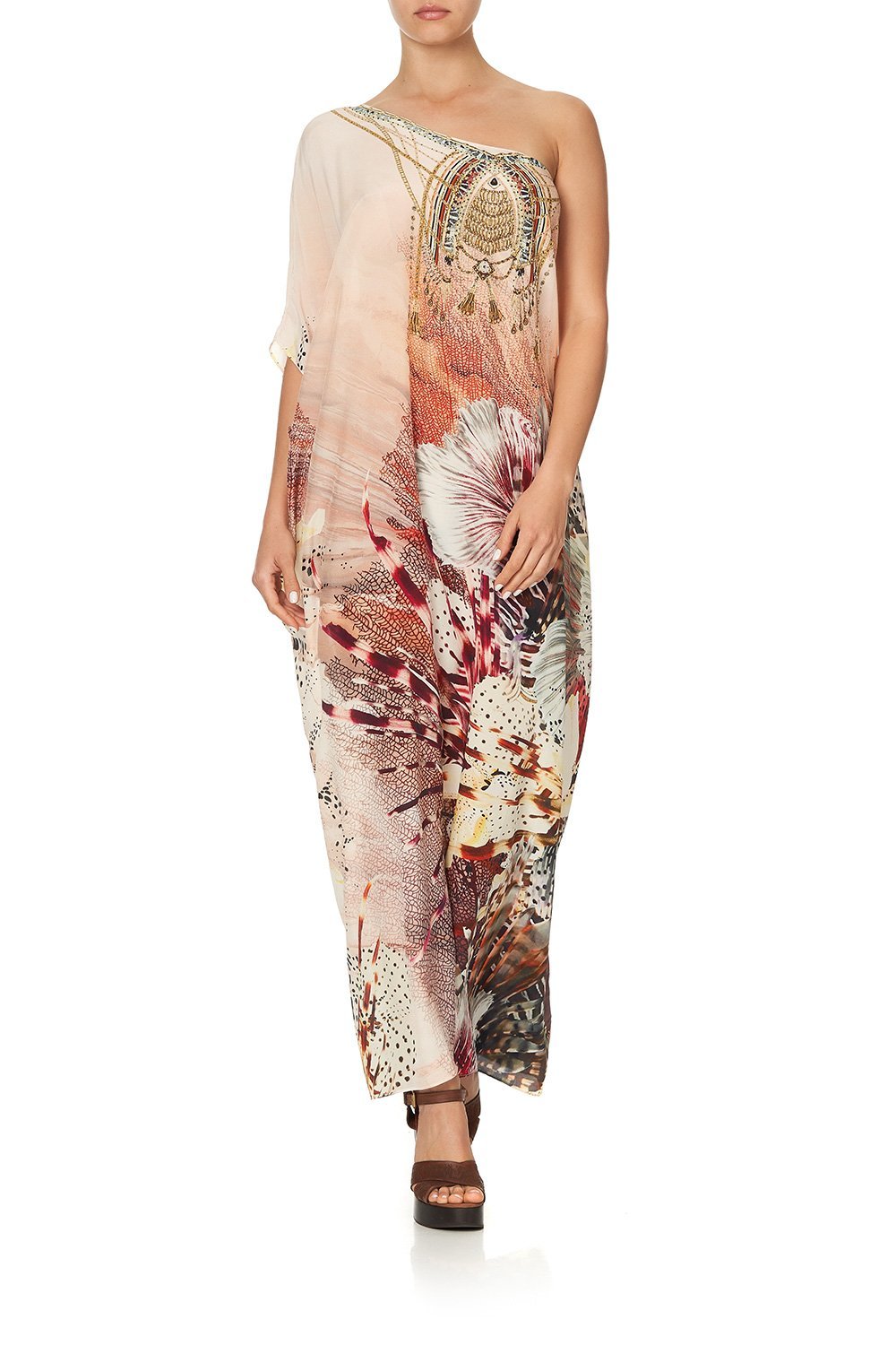 ROUND NECK KAFTAN COASTAL TREASURE