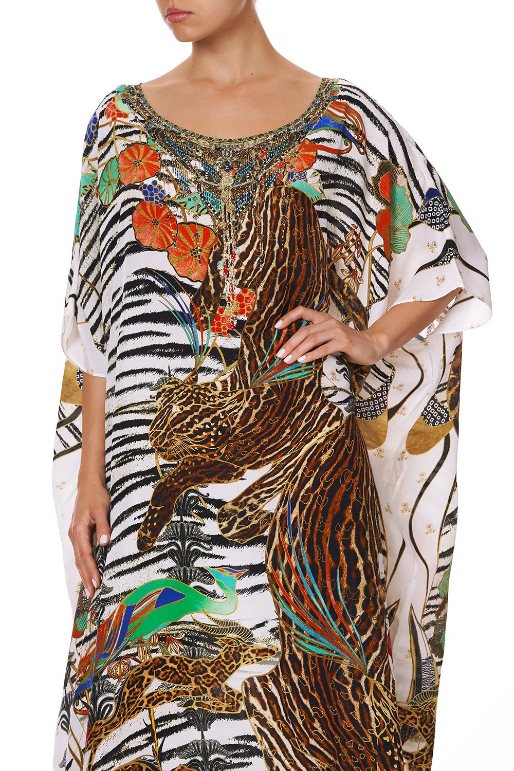 ROUND NECK KAFTAN COSMIC CONFLICT