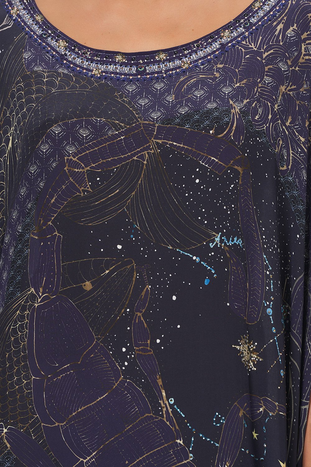 ROUND NECK KAFTAN ITS A SIGN