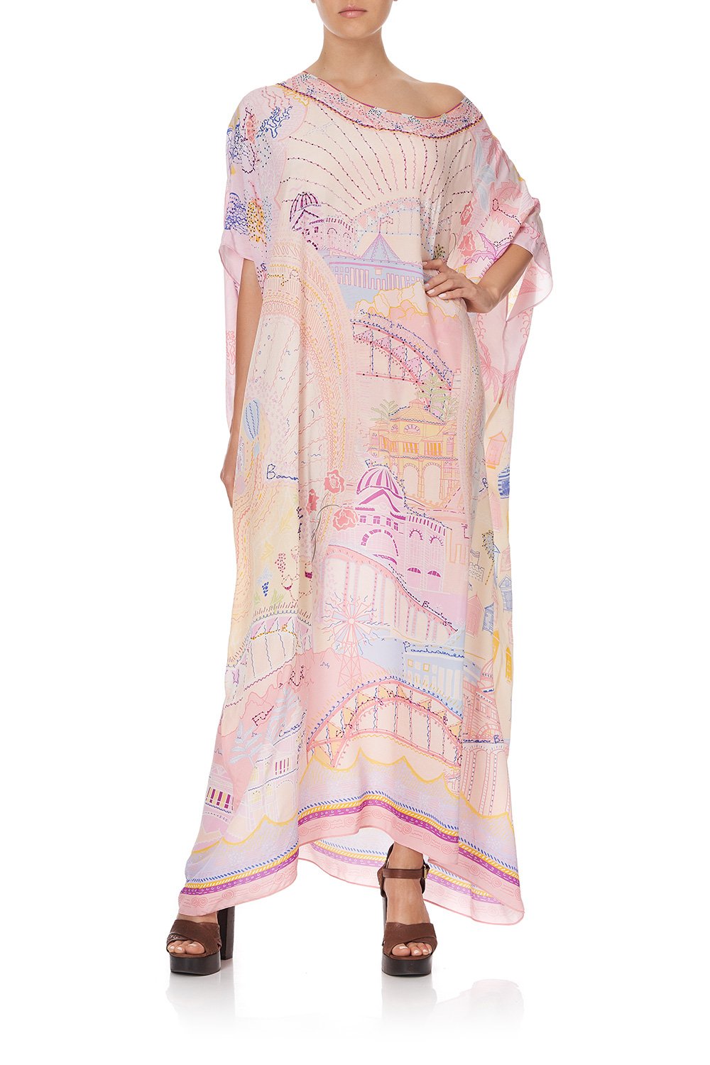 ROUND NECK KAFTAN SORBET SYDNEY