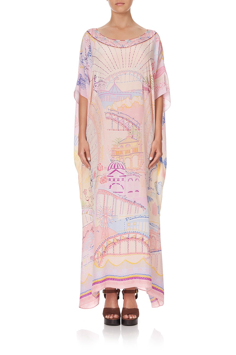 ROUND NECK KAFTAN SORBET SYDNEY