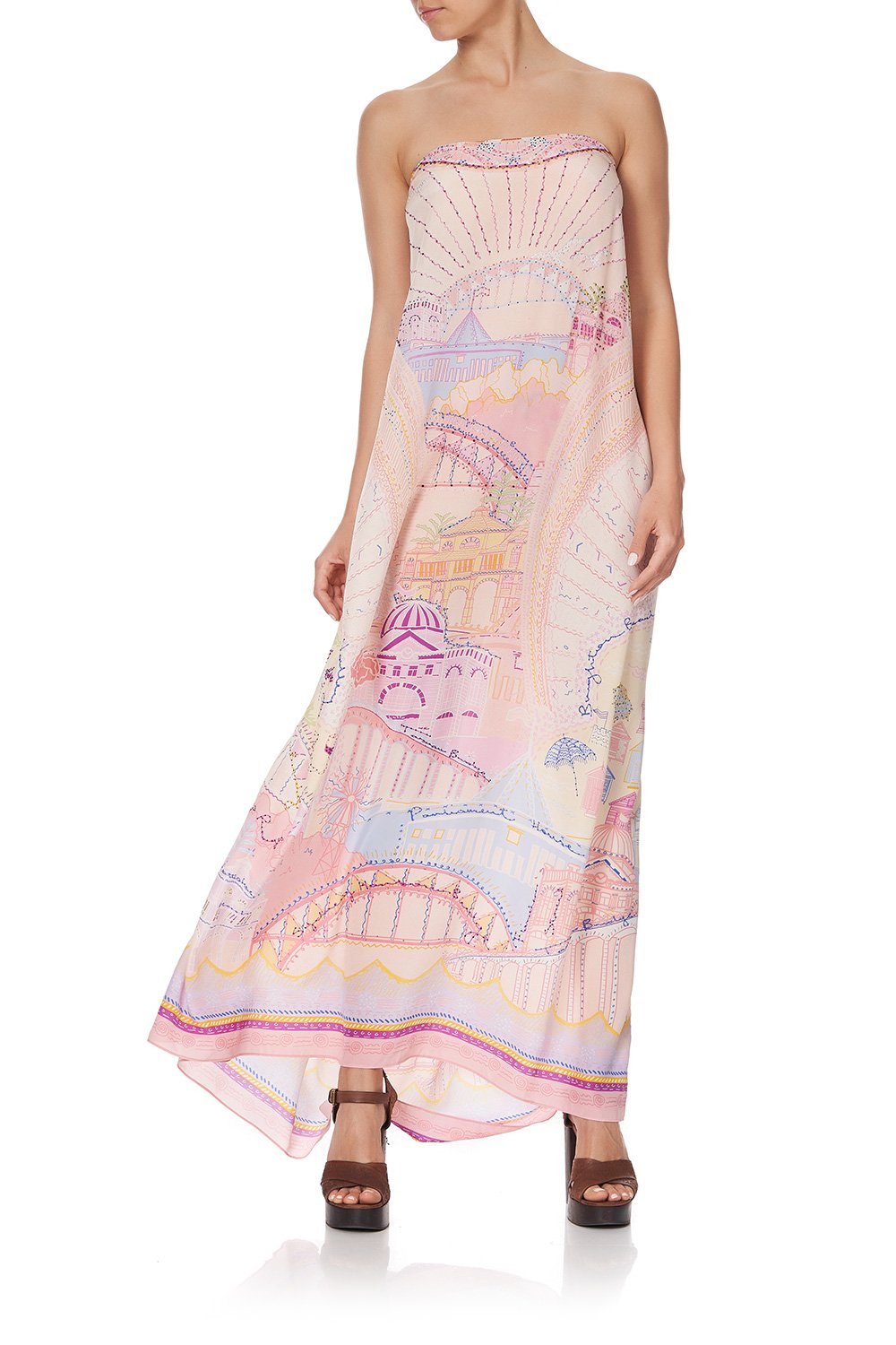 ROUND NECK KAFTAN SORBET SYDNEY