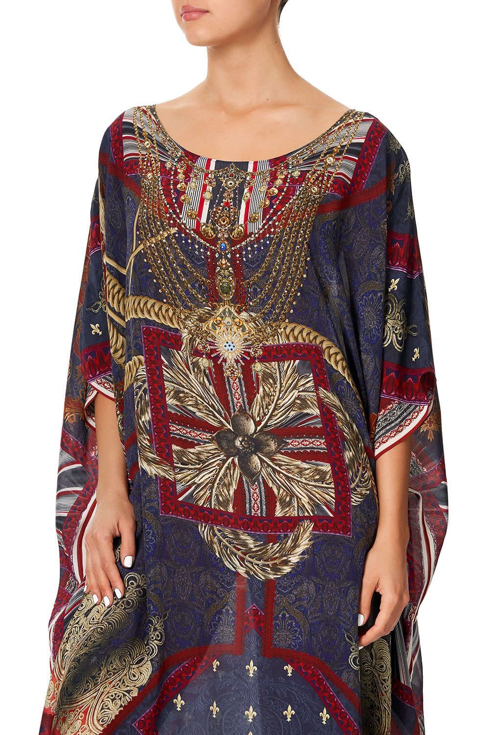 CAMILLA ROUND NECK KAFTAN THIS CHARMING WOMAN