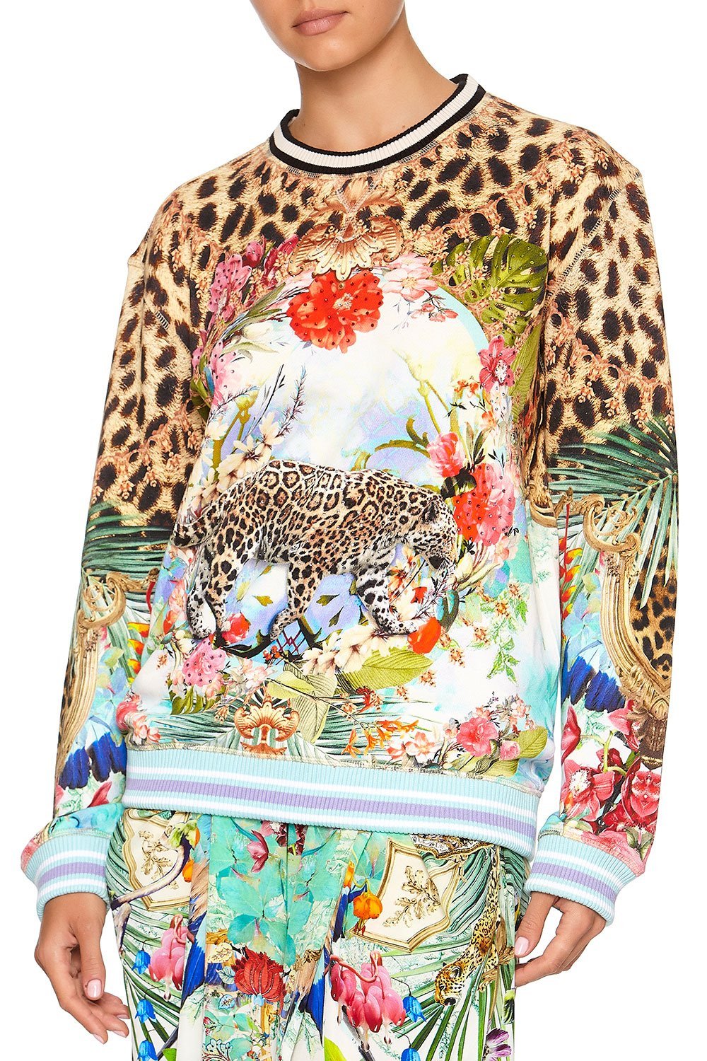 CAMILLA ROUND NECK SWEATER CHAMPAGNE COAST