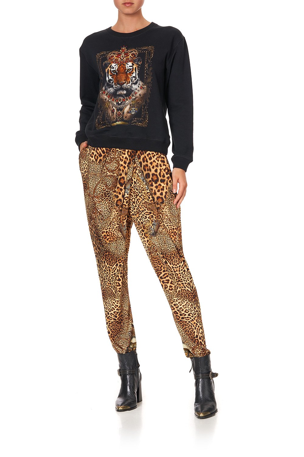 ROUND NECK SWEATER LADY LODGE