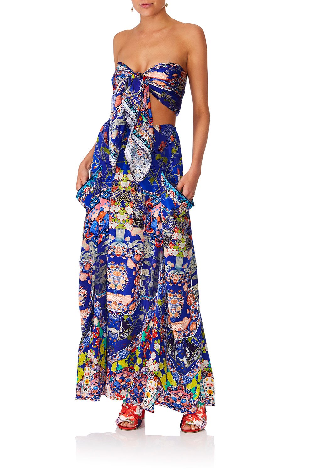 CAMILLA SATURN SISTER LARGE SQUARE SCARF