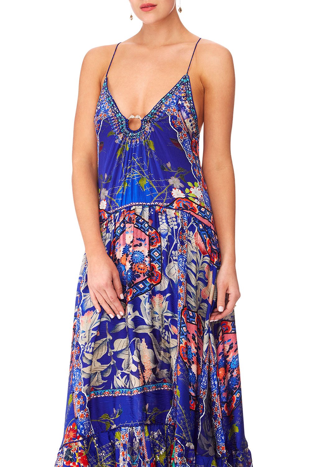 CAMILLA SATURN SISTER U-RING MAXI DRESS