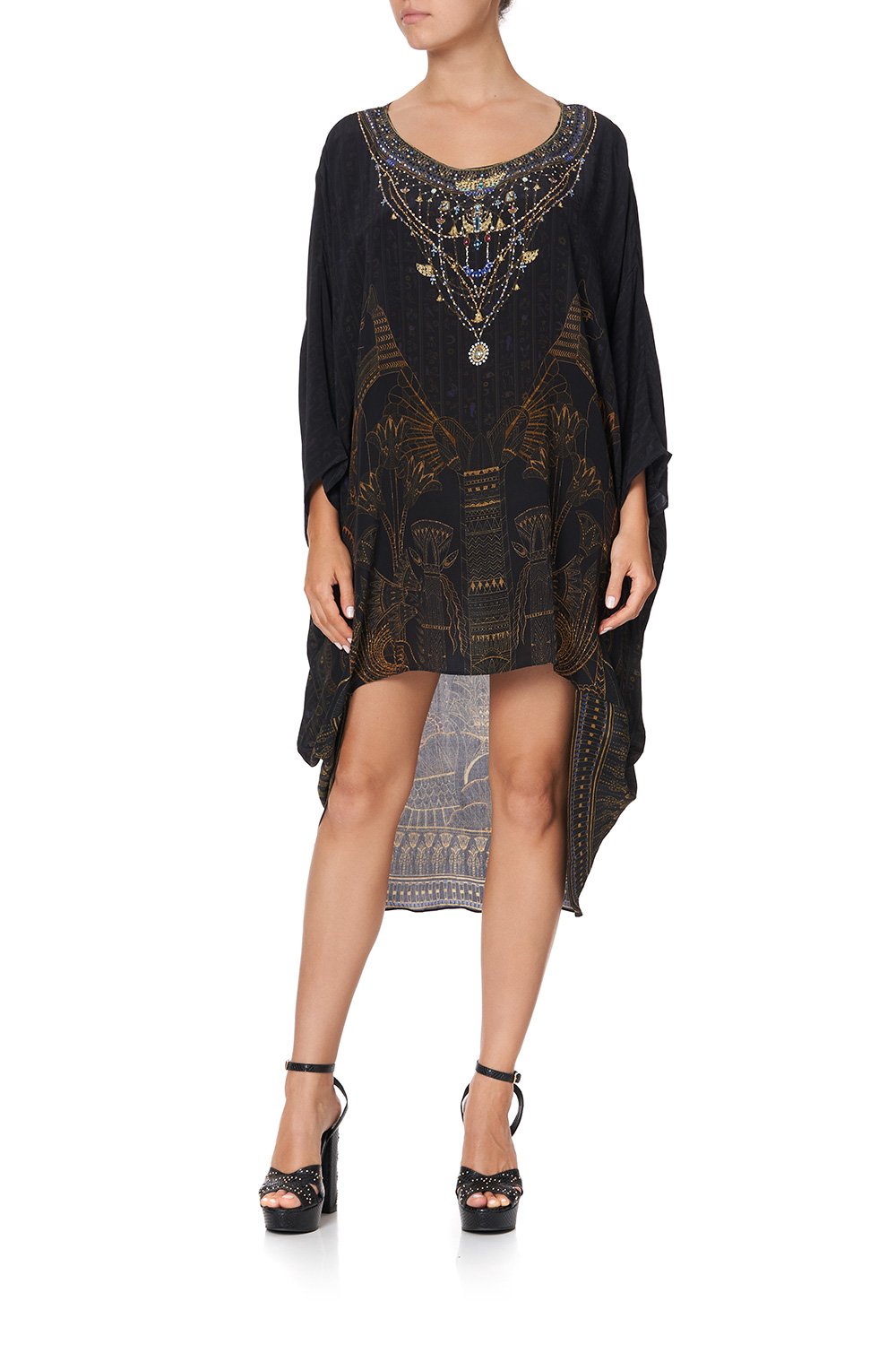 SCOOP BACK HEM DRESS COBRA KING