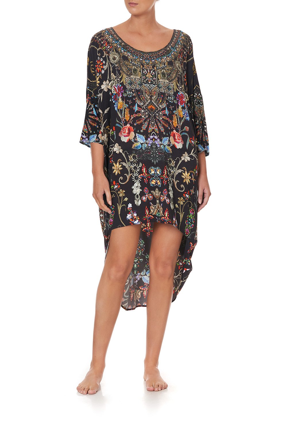 SCOOP BACK HEM DRESS DANCING IN THE DARK