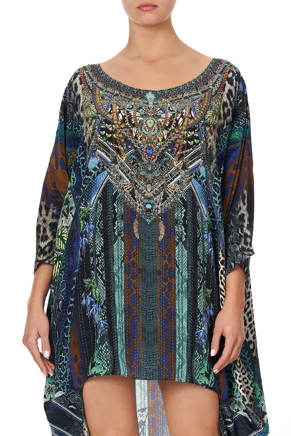 SCOOP BACK HEM DRESS KOMODO QUEEN